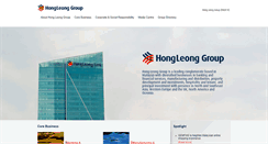 Desktop Screenshot of hongleong.com