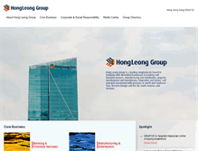 Tablet Screenshot of hongleong.com